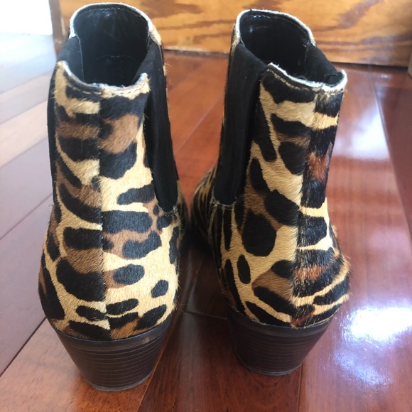 Sole Society Leopard Hair-Calf Booties - Picture 4 of 10